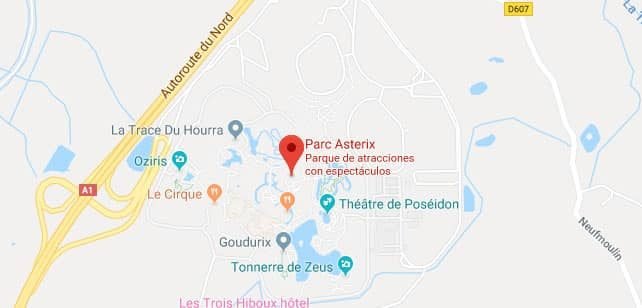 Francia-ParcAsterix-Mapa