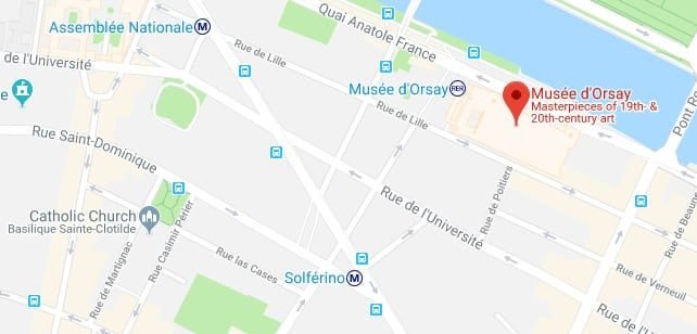 Francia-Paris-Museo-de-Orsay-mapa