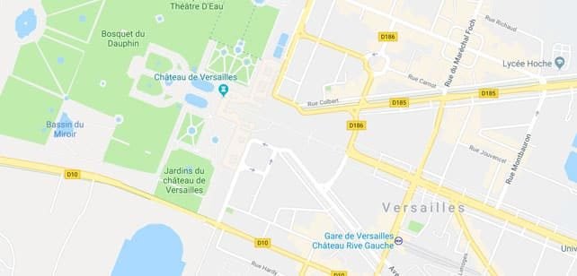 Francia-Paris-Versalles-mapa